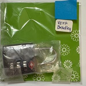 Vera Bradley Silver Travel Lock